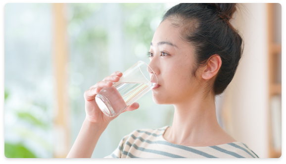 日常や運動後の水分補給に